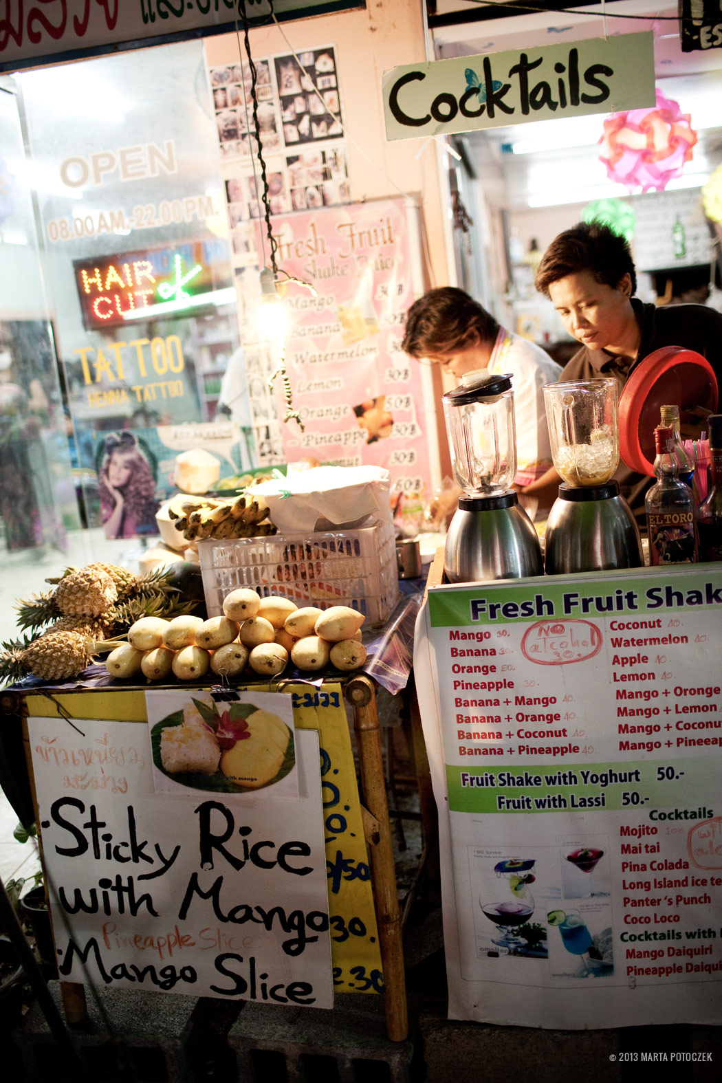 sticky rice with mano na Koh Lanta
