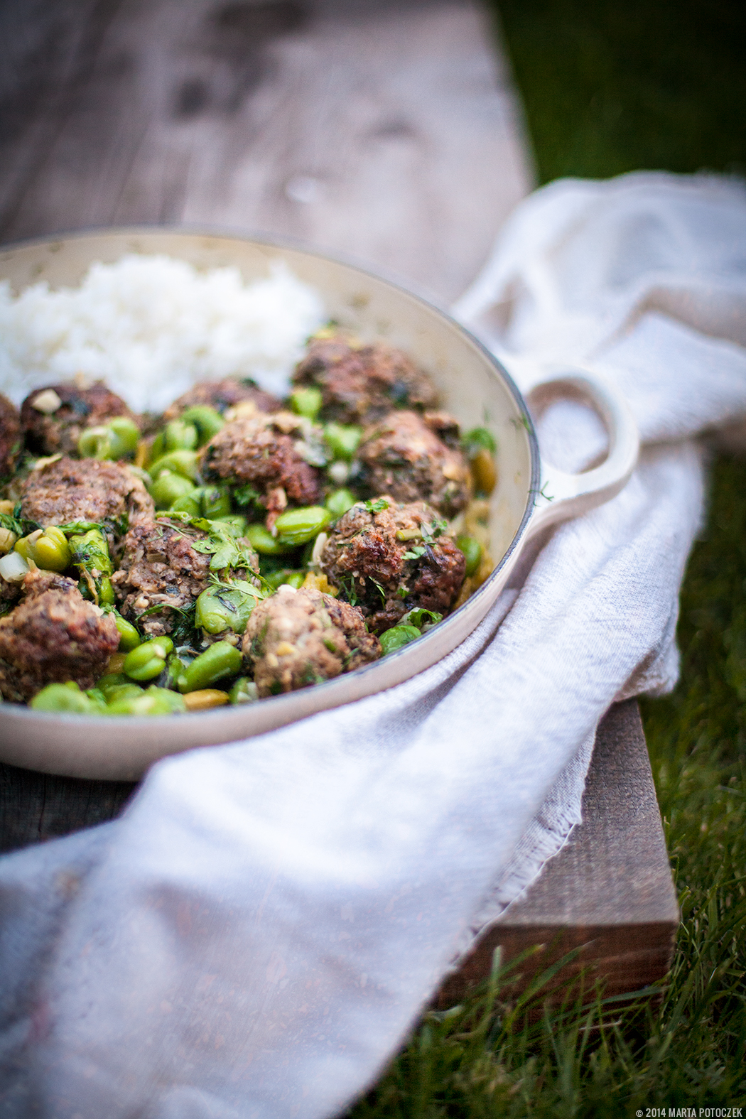 fava beans lamb beef meatballs 2