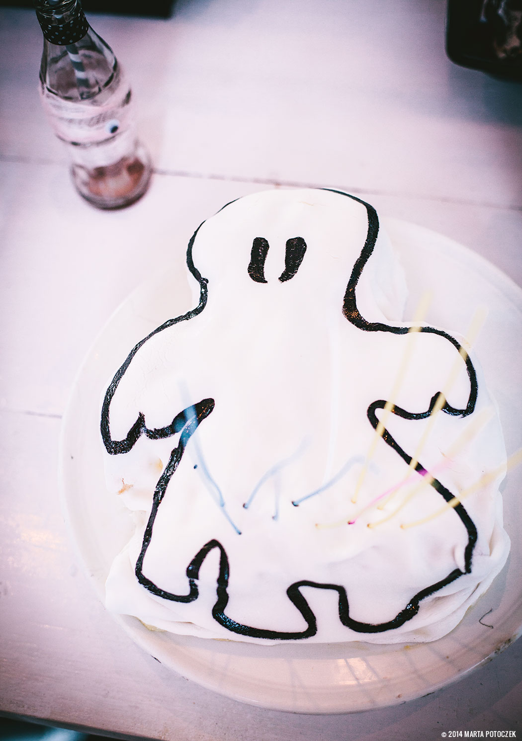 ghost birthday cake