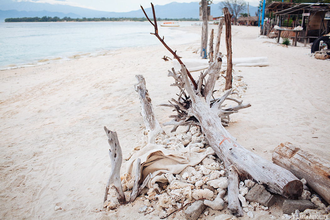 wyspy gili plaża