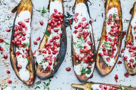 aubergine with buttermilk