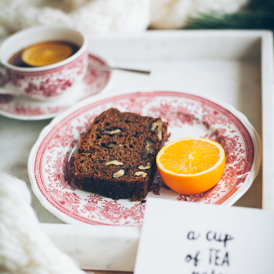 Chlebek bananowy z orzechami włoskimi